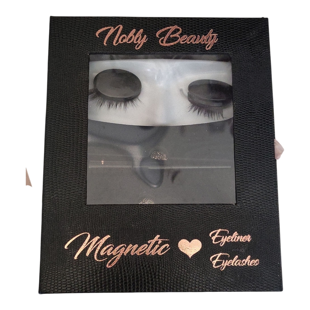 Nobby Beauty Magnetic Eyeliner and Eyelashes Set - Black